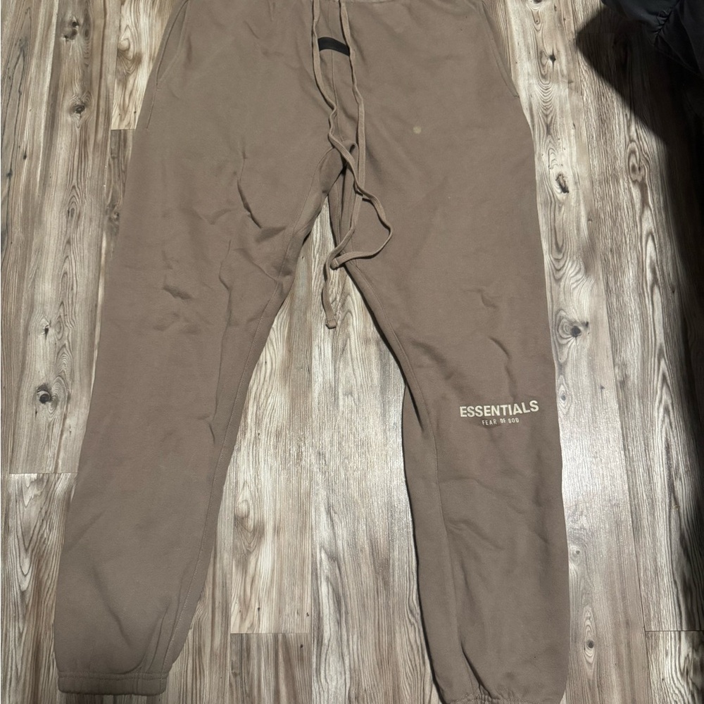 Essentials Men's Tan Joggers